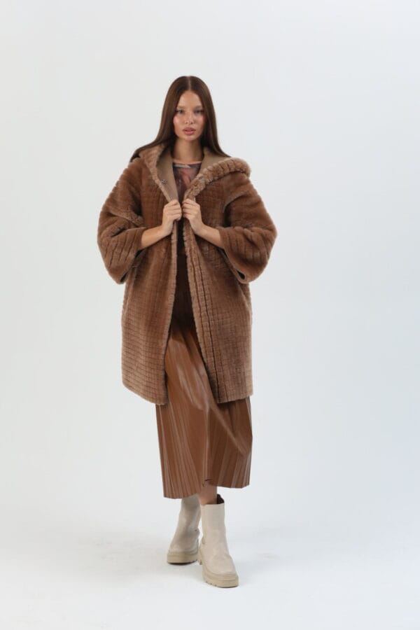 Aspen sheepskin coat – reversible (1) - 1