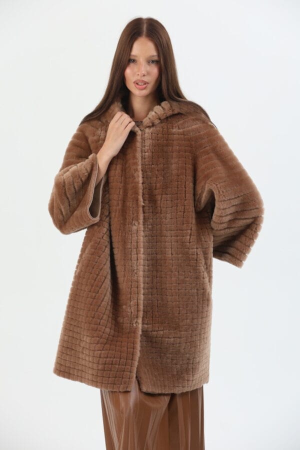 Aspen sheepskin coat – reversible (44) - 6