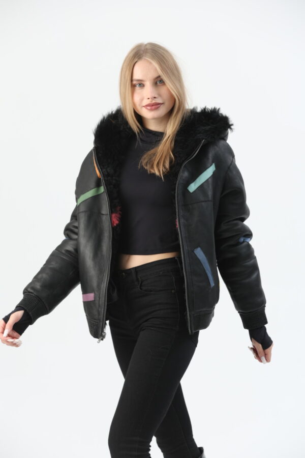 Aurora sheepskin jacket – sherling jacket (18) - 6