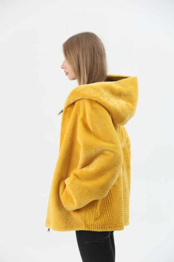 Avalon sheepskin coat – reversibla sheepskin jacket (10) - 8