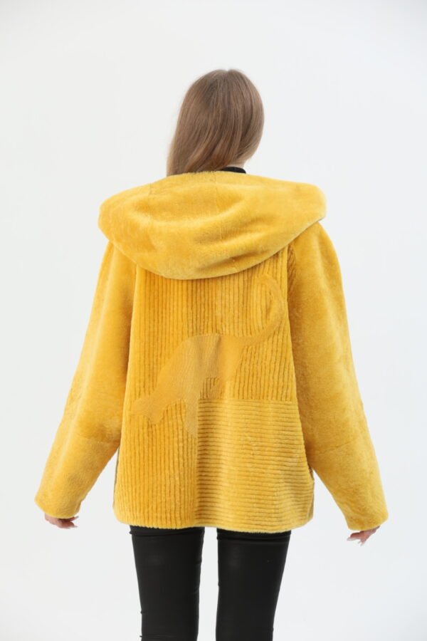 Avalon sheepskin coat – reversibla sheepskin jacket (11) - 9