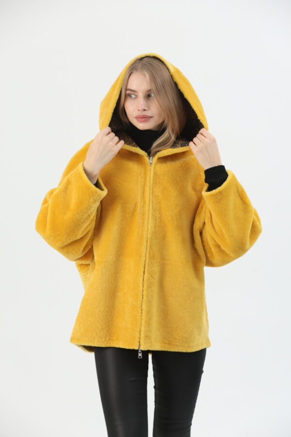 Avalon sheepskin coat – reversibla sheepskin jacket (13) - 10