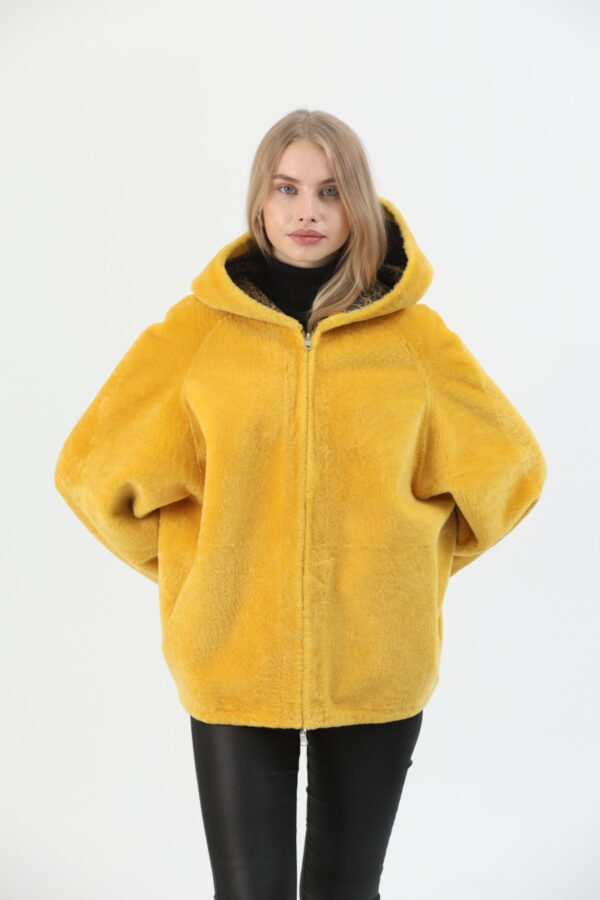 Avalon sheepskin coat – reversibla sheepskin jacket (14) - 11