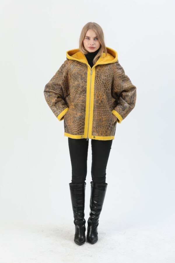 Avalon sheepskin coat – reversibla sheepskin jacket (19) - 14