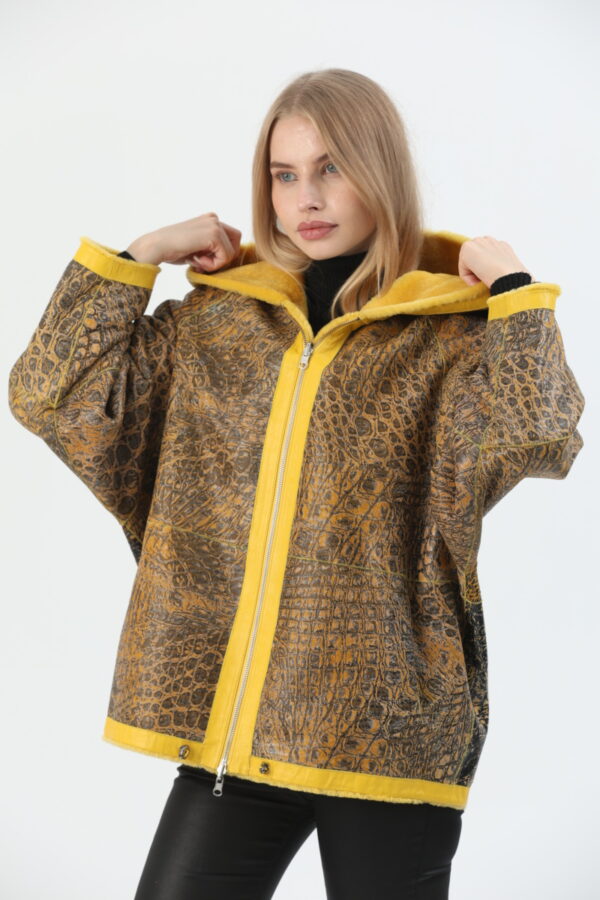 Avalon sheepskin coat – reversibla sheepskin jacket (23) - 15