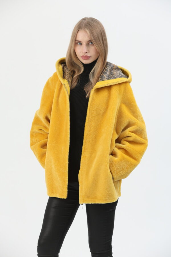 Avalon sheepskin coat – reversibla sheepskin jacket (3) - 1