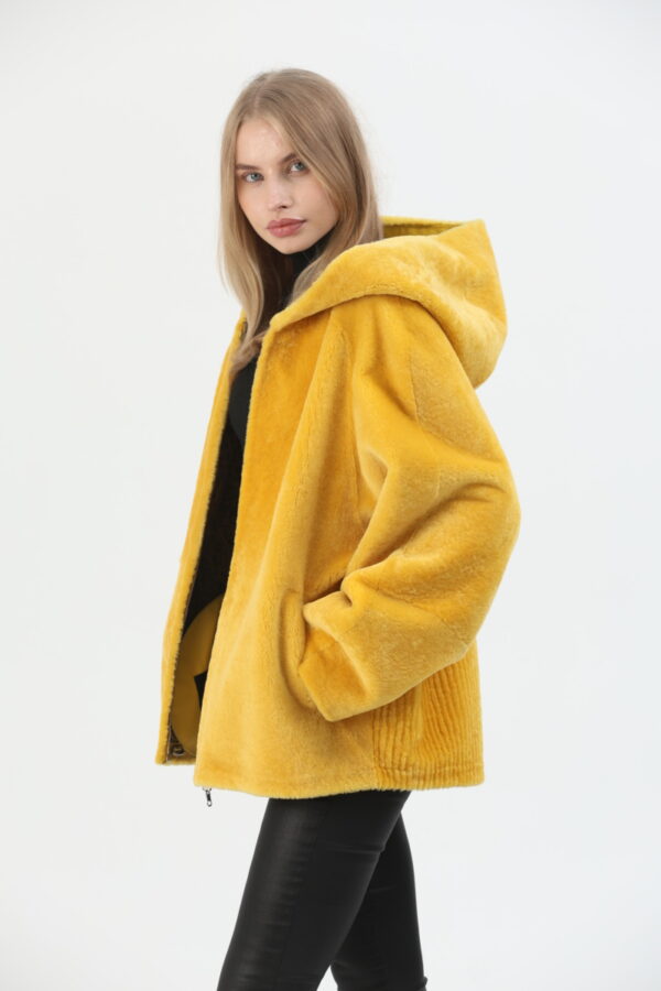 Avalon sheepskin coat – reversibla sheepskin jacket (9) - 7