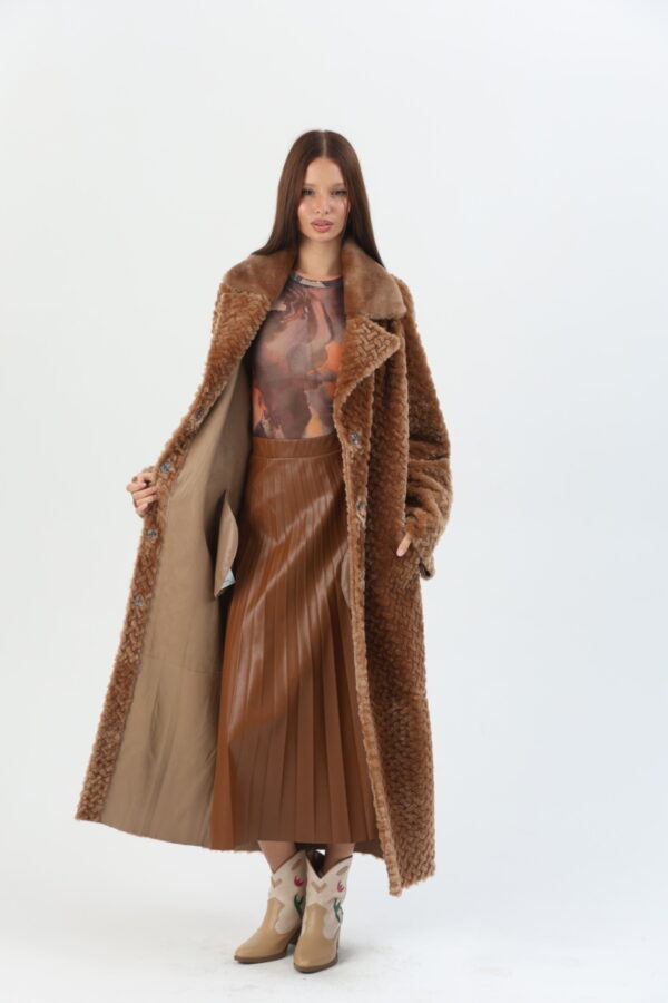 Everly Sheepskin Coat – sherling (7) - 6