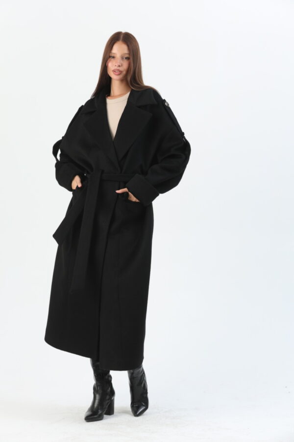 Isabella Double Face Wool Coat (4) - 3
