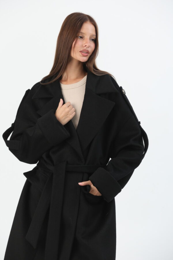 Isabella Double Face Wool Coat (6) - 5
