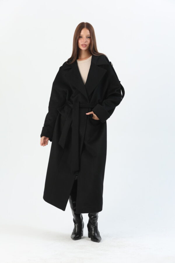 Isabella Genuine Wool Coat - 1