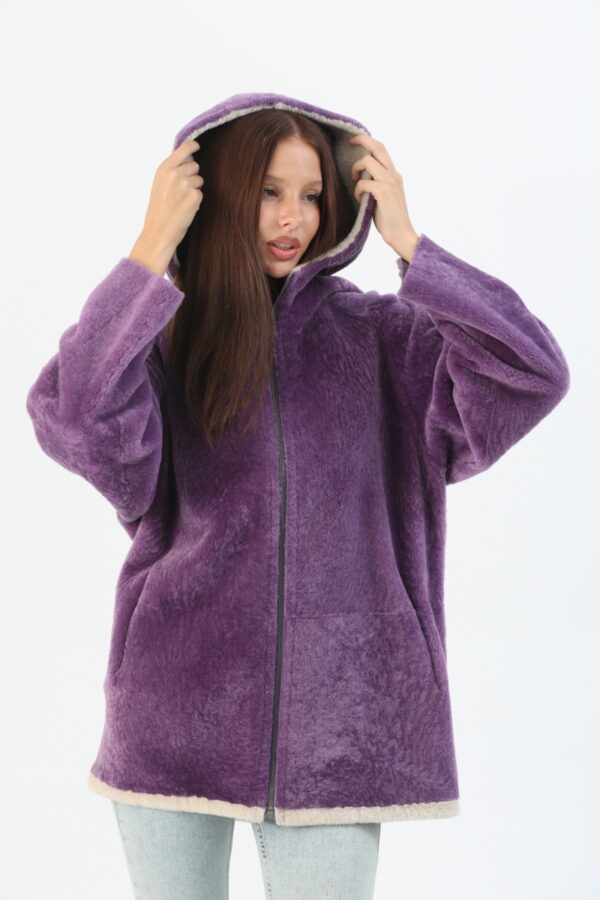 Josephine sheepskin shearling jacket coat (13) - 11