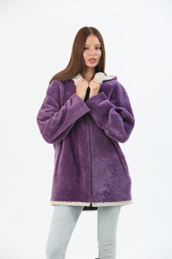 Josephine sheepskin shearling jacket coat (4) - 1
