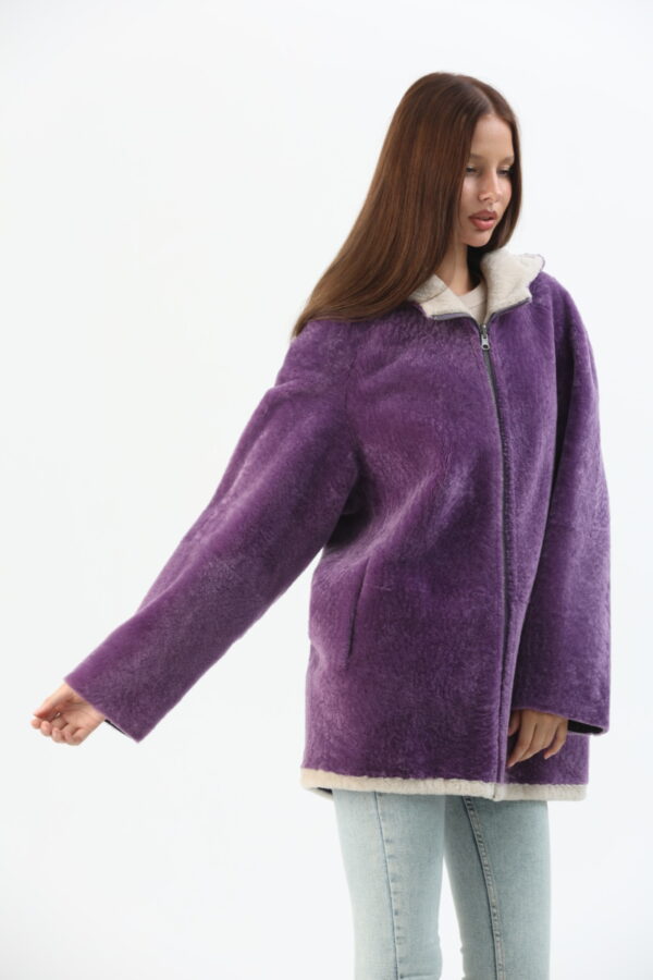 Josephine sheepskin shearling jacket coat (7) - 5