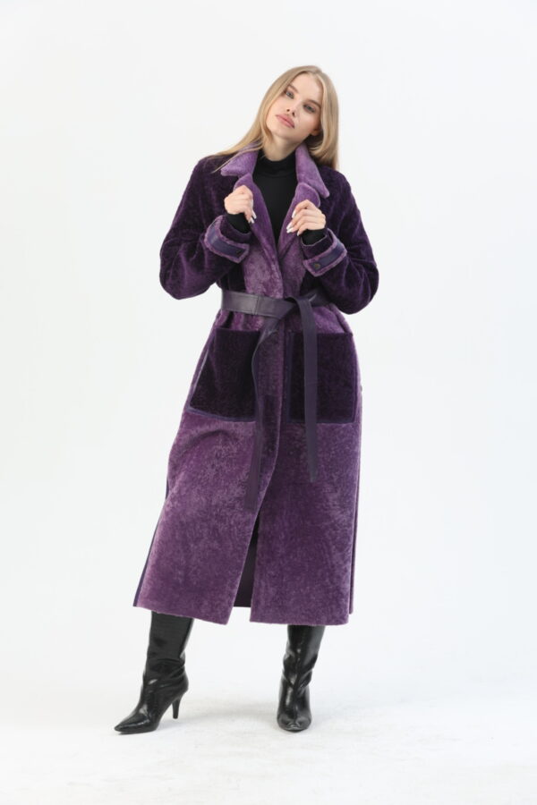 Juliette Shearling Coat – Genuine Sheepskin (8) - 4