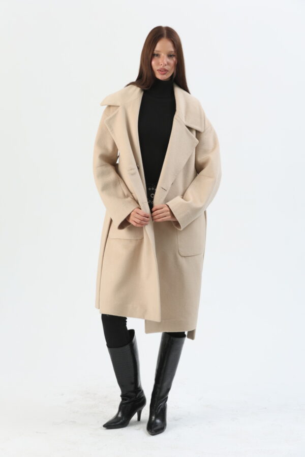 Kenai Double Face Wool Coat (3) - 2