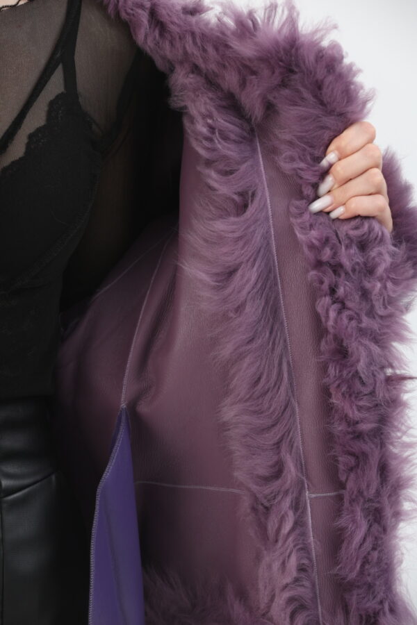 Sage Reversible Shearling Jacket (28) - 6