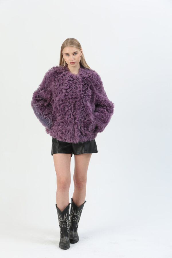 Sage Reversible Shearling Jacket (29) - 7