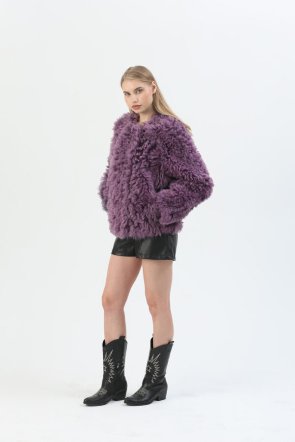 Sage Reversible Shearling Jacket (30) - 8