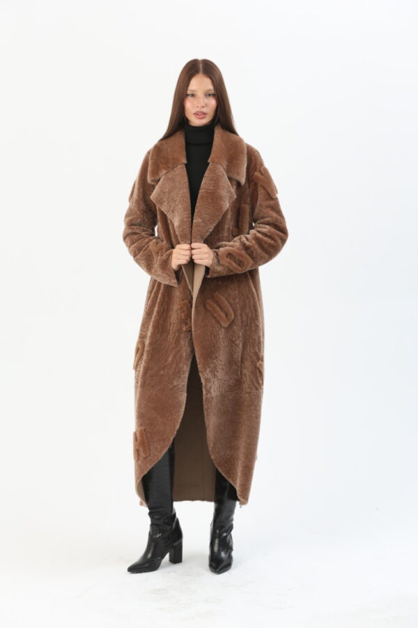 Savannah Shearling Coat (1) - 1