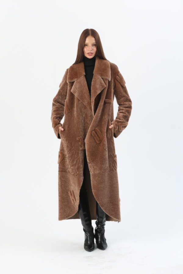 Savannah Shearling Coat (5) - 4