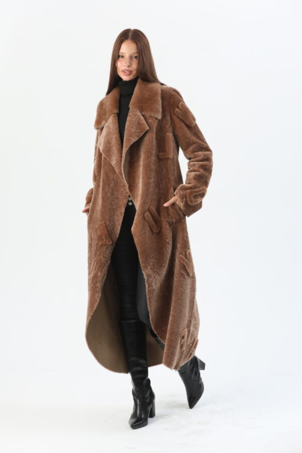 Savannah Shearling Coat (6) - 5