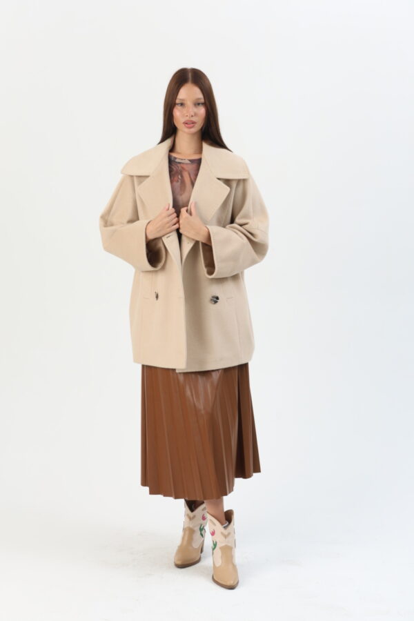 Zoe Genuine Wool Coat