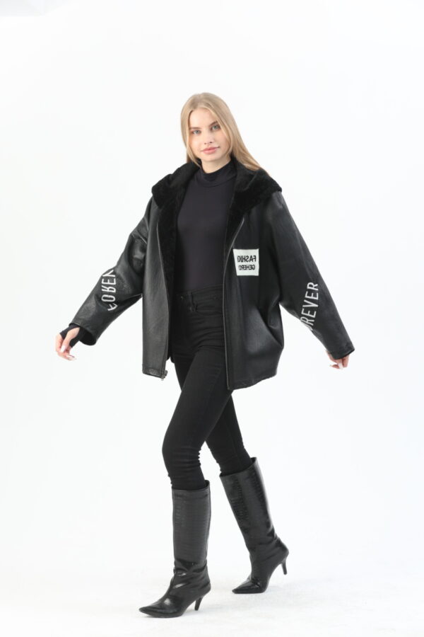 harlow shearling jacket – sheepskin jacket (15) - 5